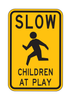 SLOW CHILDREN AT PLAY EG 18X24