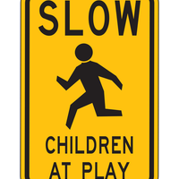 SLOW CHILDREN AT PLAY EG 18X24