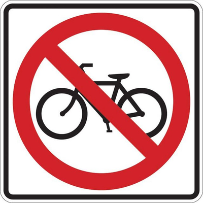 NO BIKE SYMBOL 24