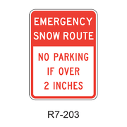 NO PARKING BETWEEN SIGNS Sign R7-12 - Standard Traffic Signs