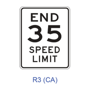 End Speed Limit R3(CA)