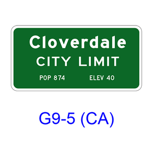 City Limit G9-5(CA)